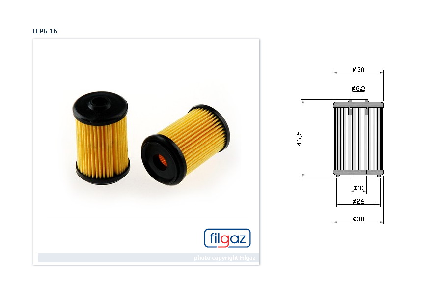 Фильтр ГБО Valtek-16.