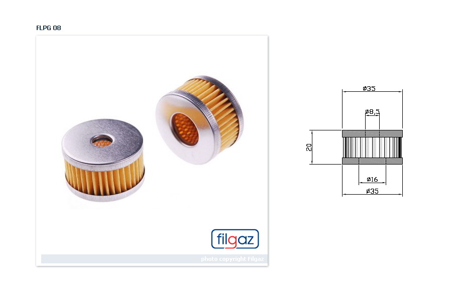 Фильтр ГБО Tomasetto-08